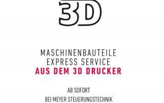 3D Express Druck Maschinenteile